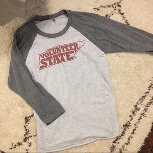 The Volunteer State 3/4 sleeve tee